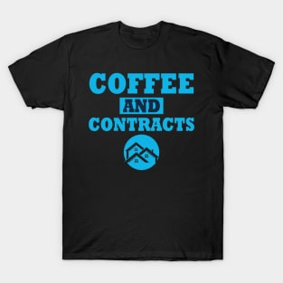 Realtor & Coffee Fathers Day Gift Funny Retro Vintage T-Shirt